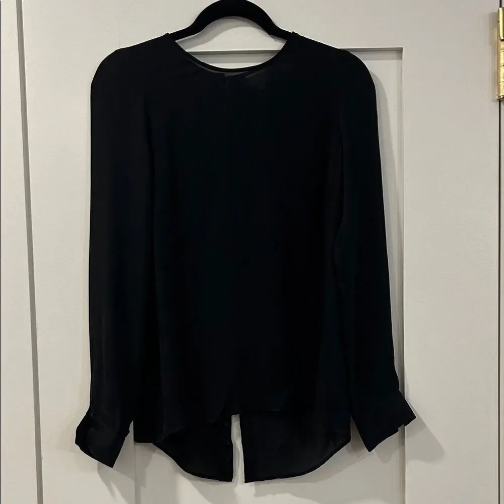 Parker Black Women's Top with Gold Grommets Down the Back, small